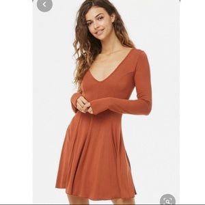 Forever 21 Long Sleeved Skater Dress